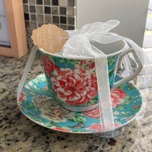NWT Tea Cup and Saucer
